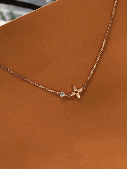 [Eterna Jewels]BLOSSOM ANHÄNGER ROSÉGOLD UND DIAMANT