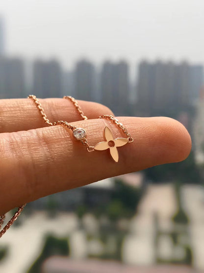 [Eterna Jewels]BLOSSOM ANHÄNGER ROSÉGOLD UND DIAMANT