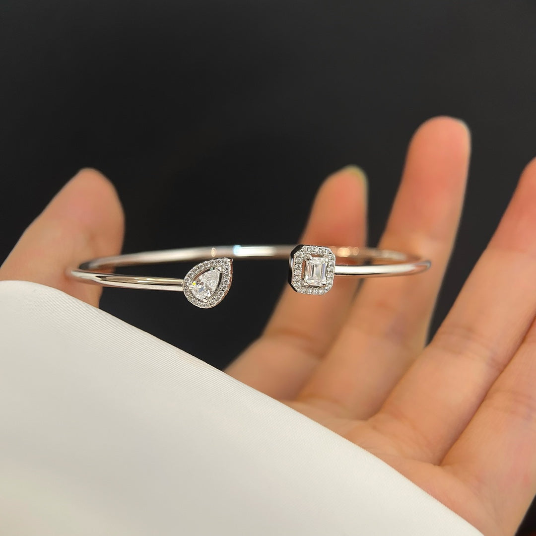 [Eterna Jewels]FLEXIBLER ARMREIF MY TWIN TOI & MOI SILBER DIAMANTEN