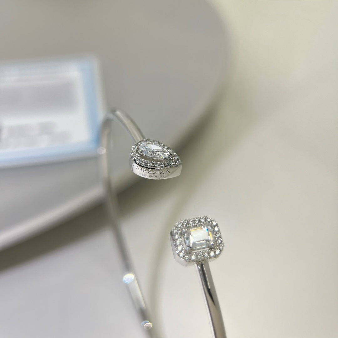 [Eterna Jewels]FLEXIBLER ARMREIF MY TWIN TOI & MOI SILBER DIAMANTEN