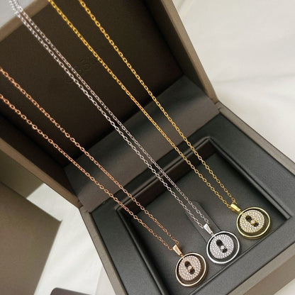 [Eterna Jewels]LUCKY MOVER PM PAVE HALSKETTE