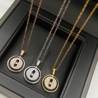 [Eterna Jewels]LUCKY MOVER PM PAVE HALSKETTE