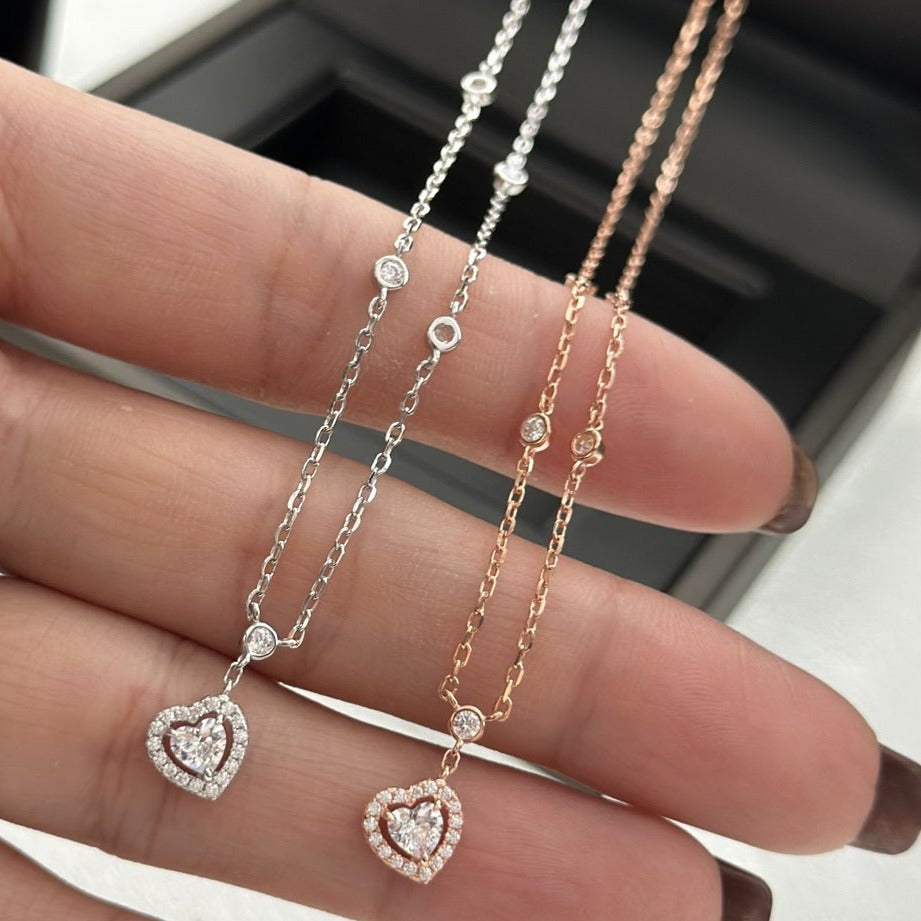[Eterna Jewels]JOY HEART DIAMANTENHALSKETTE