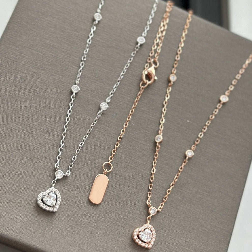 [Eterna Jewels]JOY HEART DIAMANTENHALSKETTE