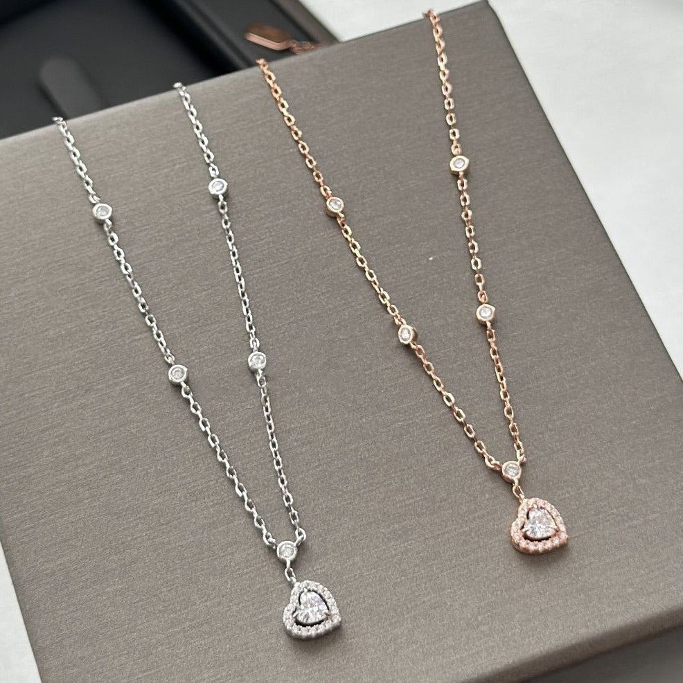 [Eterna Jewels]JOY HEART DIAMANTENHALSKETTE