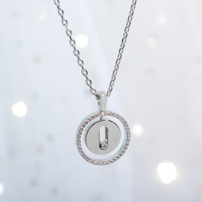 [Eterna Jewels]LUCKY MOVE PM HALSKETTE SILBER DIAMANT