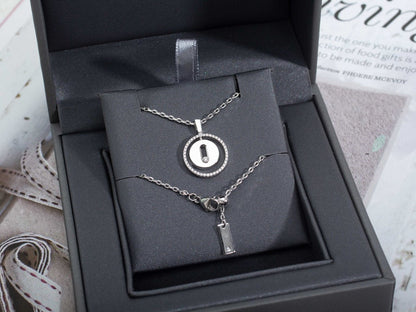 [Eterna Jewels]LUCKY MOVE PM HALSKETTE SILBER DIAMANT