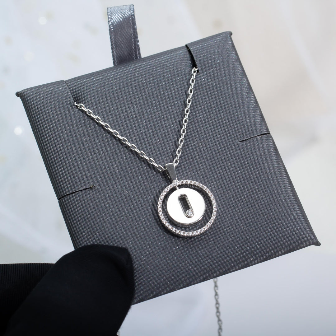 [Eterna Jewels]LUCKY MOVE PM HALSKETTE SILBER DIAMANT