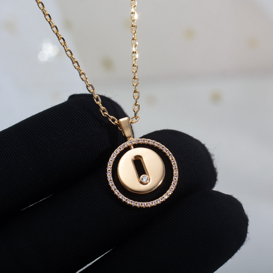 [Eterna Jewels]LUCKY MOVE PM HALSKETTE ROSÉGOLD DIAMANT