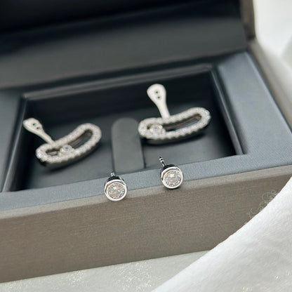 [Eterna Jewels]MOVE UNO SILBERNE DIAMANT OHRRINGE