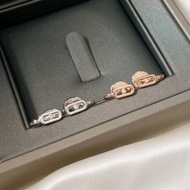 [Eterna Jewels]CREOLEN MOVE UNO MINI 1 DIAMANT OHRRINGE