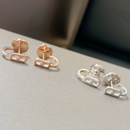 [Eterna Jewels]CREOLEN MOVE UNO MINI 1 DIAMANT OHRRINGE