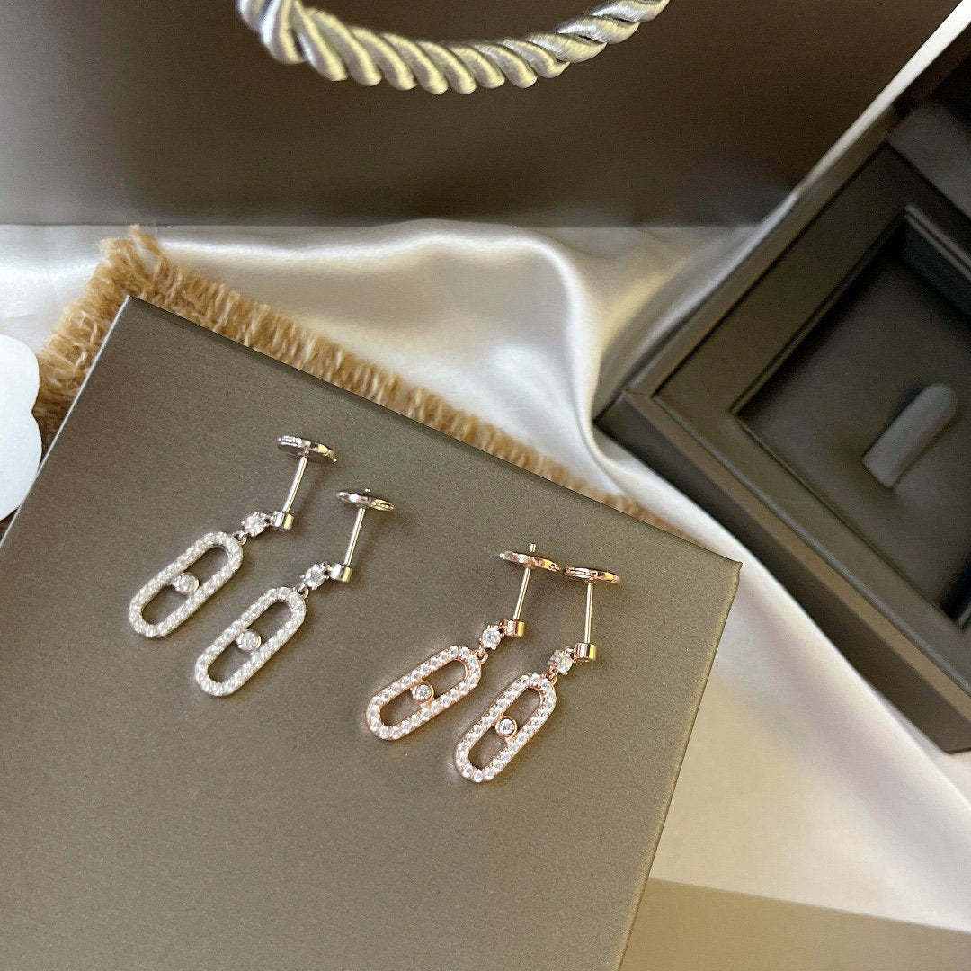 [Eterna Jewels]DORMEUSES MOVE UNO DIAMANT-OHRRINGE