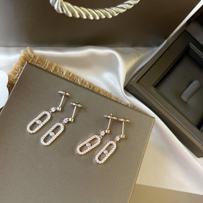 [Eterna Jewels]DORMEUSES MOVE UNO DIAMANT-OHRRINGE