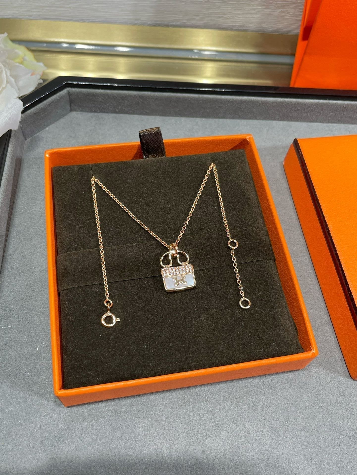 [Eterna Jewels]H CIRCE MOISSANITE ANHÄNGERKETTE GOLD