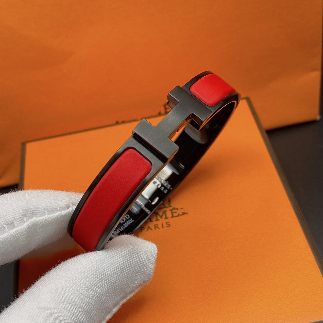 [Eterna Jewels]CLIC HM SO BLACK RED ARMBAND