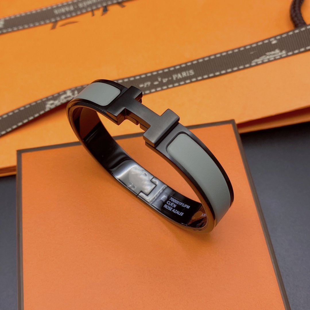 [Eterna Jewels]CLIC HM SO BLACK GREY ARMBAND