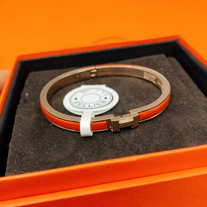 [Eterna Jewels]KLASSISCHES HM KLICK ROTES 8MM EMAILLE ARMBAND