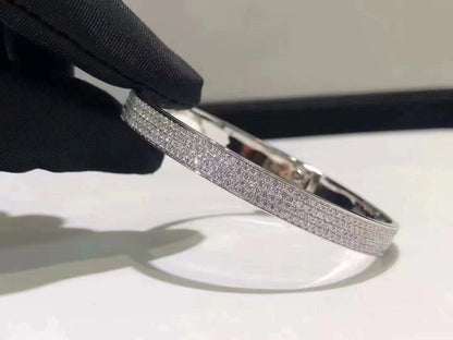 [Eterna Jewels]HM KELLY ARMREIF IN SILBER UND VOLLSTÄNDIGEM PAVE DIAMANT