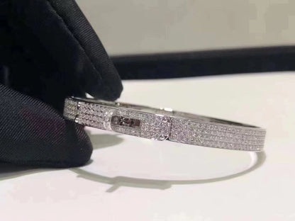 [Eterna Jewels]HM KELLY ARMREIF IN SILBER UND VOLLSTÄNDIGEM PAVE DIAMANT