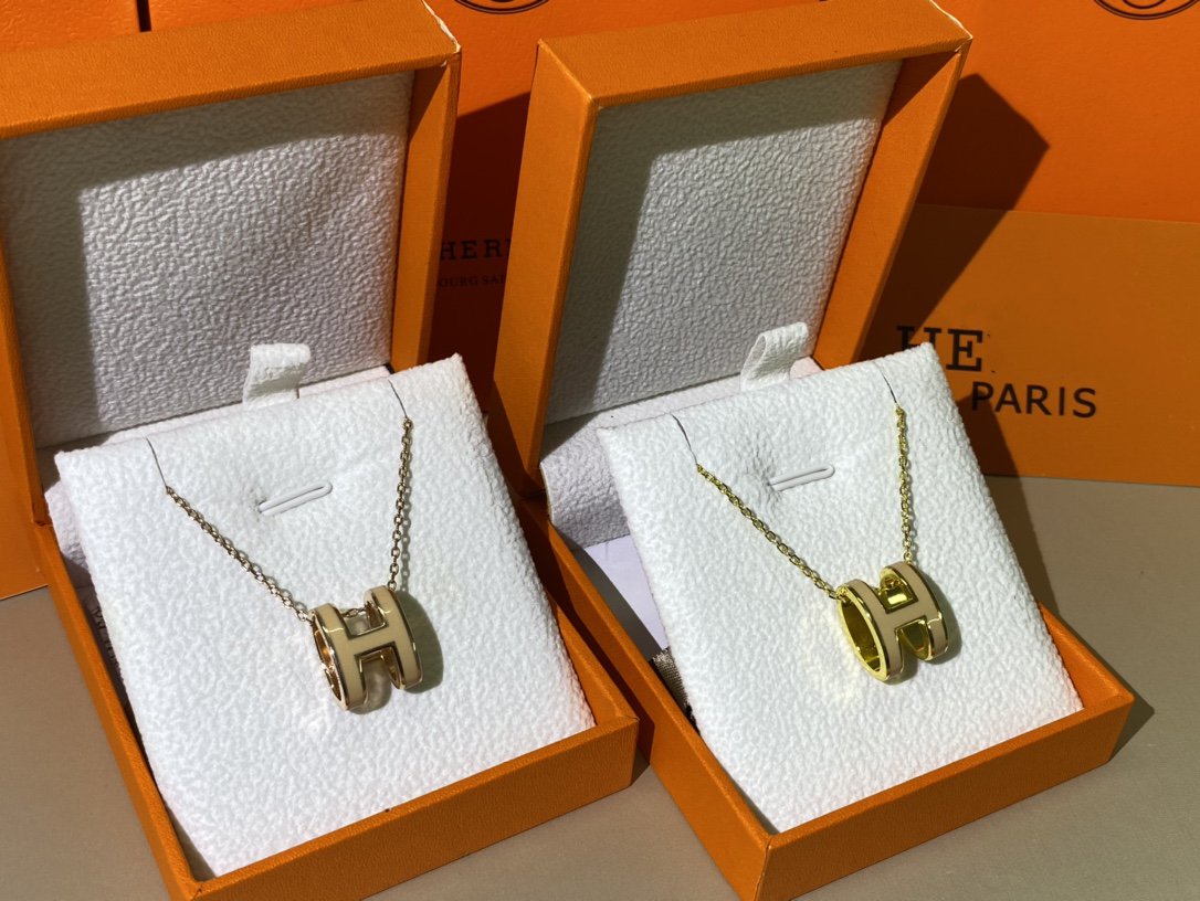[Eterna Jewels] HM CLIC GELB EMAILLE GOLD HALSKEТTE