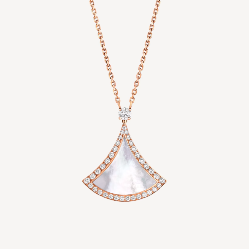 [Eterna Jewels]DREAM MOP DIAMANT PAVÉ ROSÉGOLD HALSKETTE