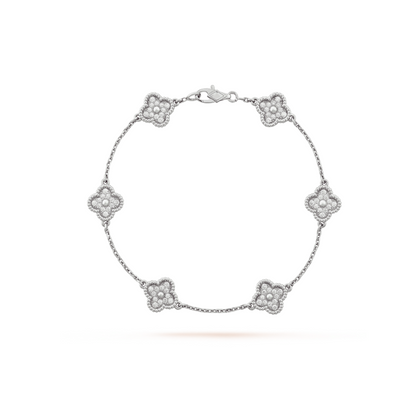 [Eterna Jewels]KLEE 6 MOTIV SILBER DIAMANT ARMREIF