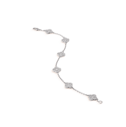 [Eterna Jewels]KLEE 6 MOTIV SILBER DIAMANT ARMREIF