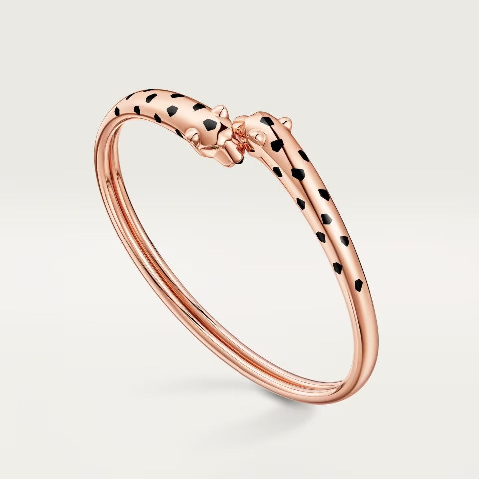 [Eterna Jewels]PANTHERE DOUBLE HEADED OPEN BRACELET