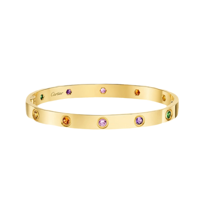 [Eterna Jewels]2026 REGENBOGEN LIEBE ARMBAND 6.1MM  10 DIAMANTEN