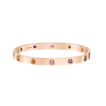 [Eterna Jewels]2026 REGENBOGEN LIEBE ARMBAND 6.1MM  10 DIAMANTEN