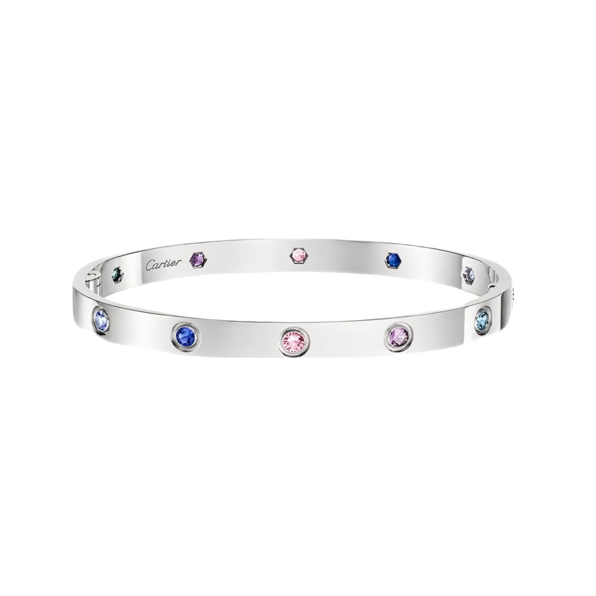 [Eterna Jewels]2026 REGENBOGEN LIEBE ARMBAND 6.1MM  10 DIAMANTEN