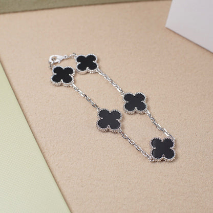 [Eterna Jewels] CLOVER 5 MOTIF ONYX-ARMBANDKOLLEKTION