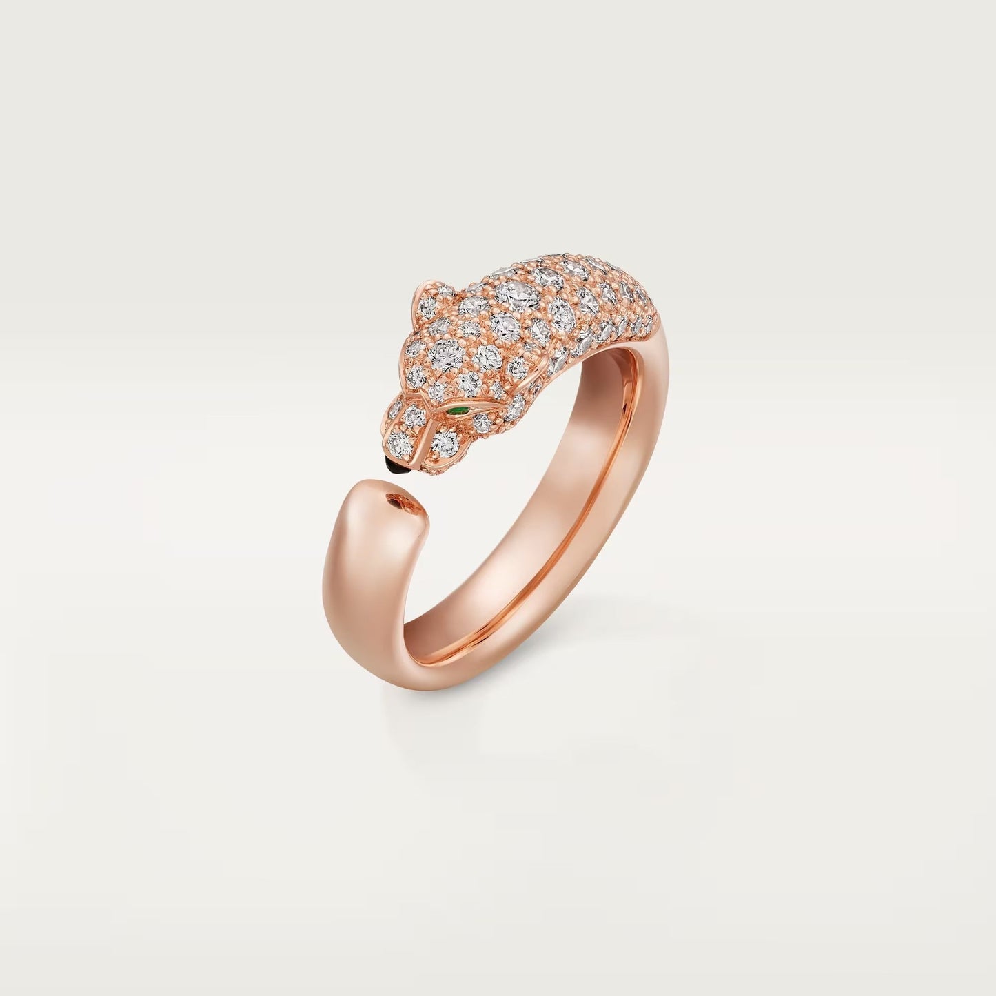 [Eterna Jewels]PANTHERE HALF DIAMOND SMALL RING