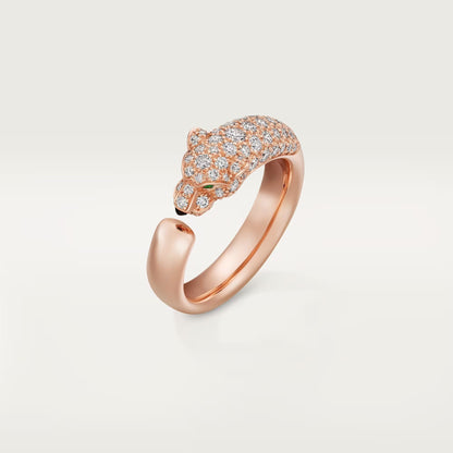 [Eterna Jewels]PANTHERE HALF DIAMOND SMALL RING