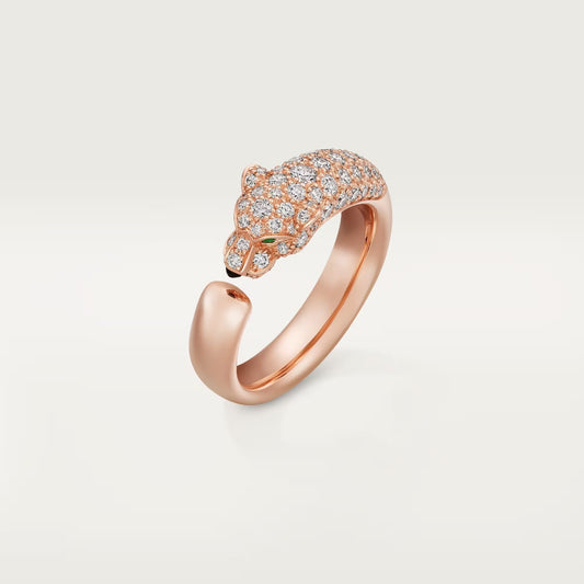 [Eterna Jewels]PANTHERE HALF DIAMOND SMALL RING