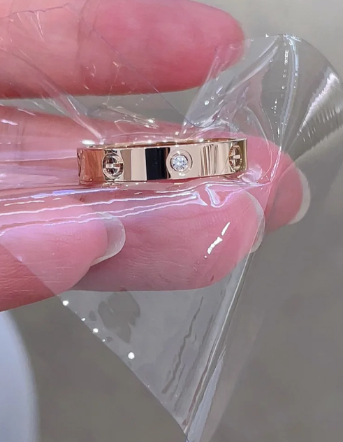 [Eterna Jewels]LOVE RING 4MM 1 DIAMANT
