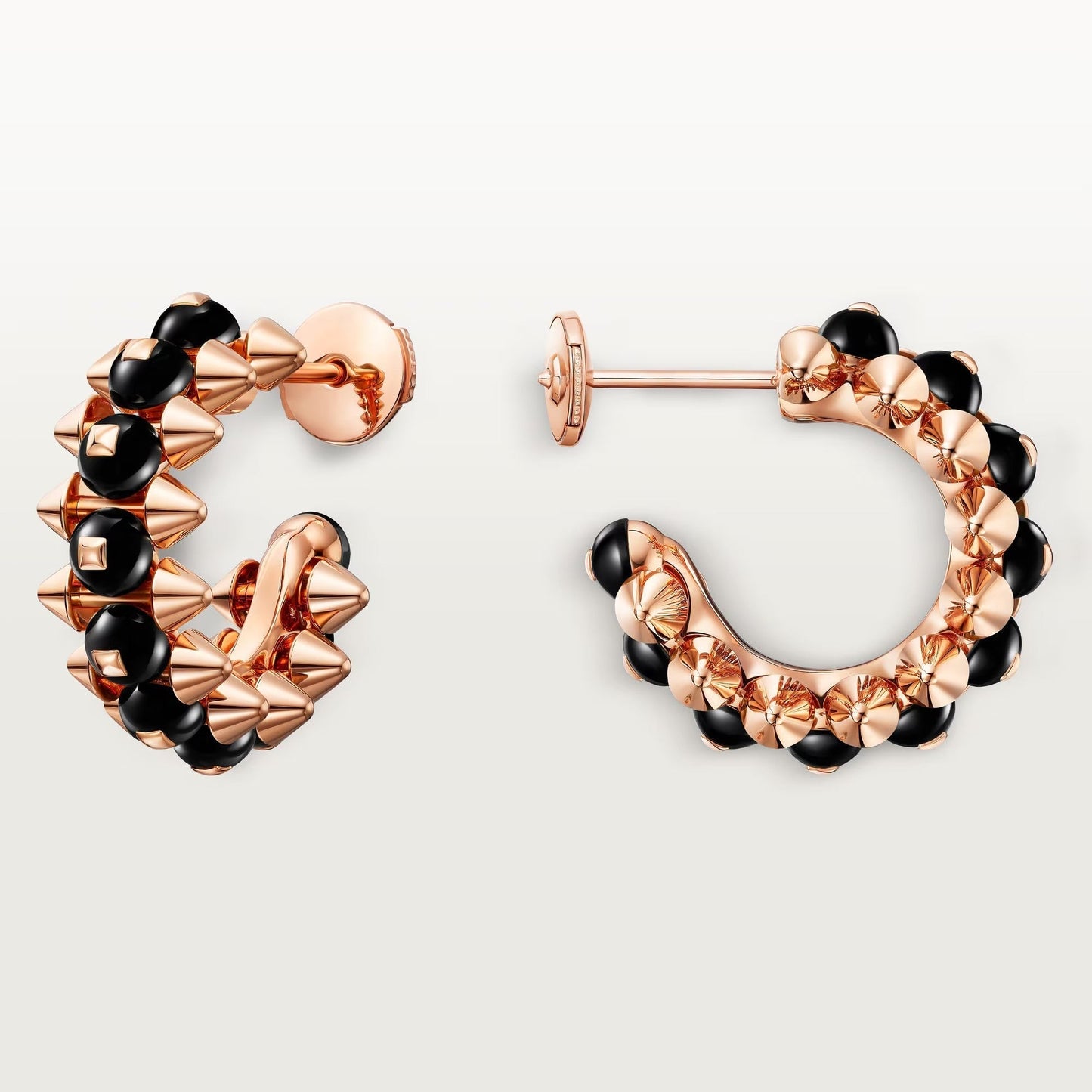 [Eterna Jewels]CLASH 7.9MM AGATE CHALCEDONY EARRINGS