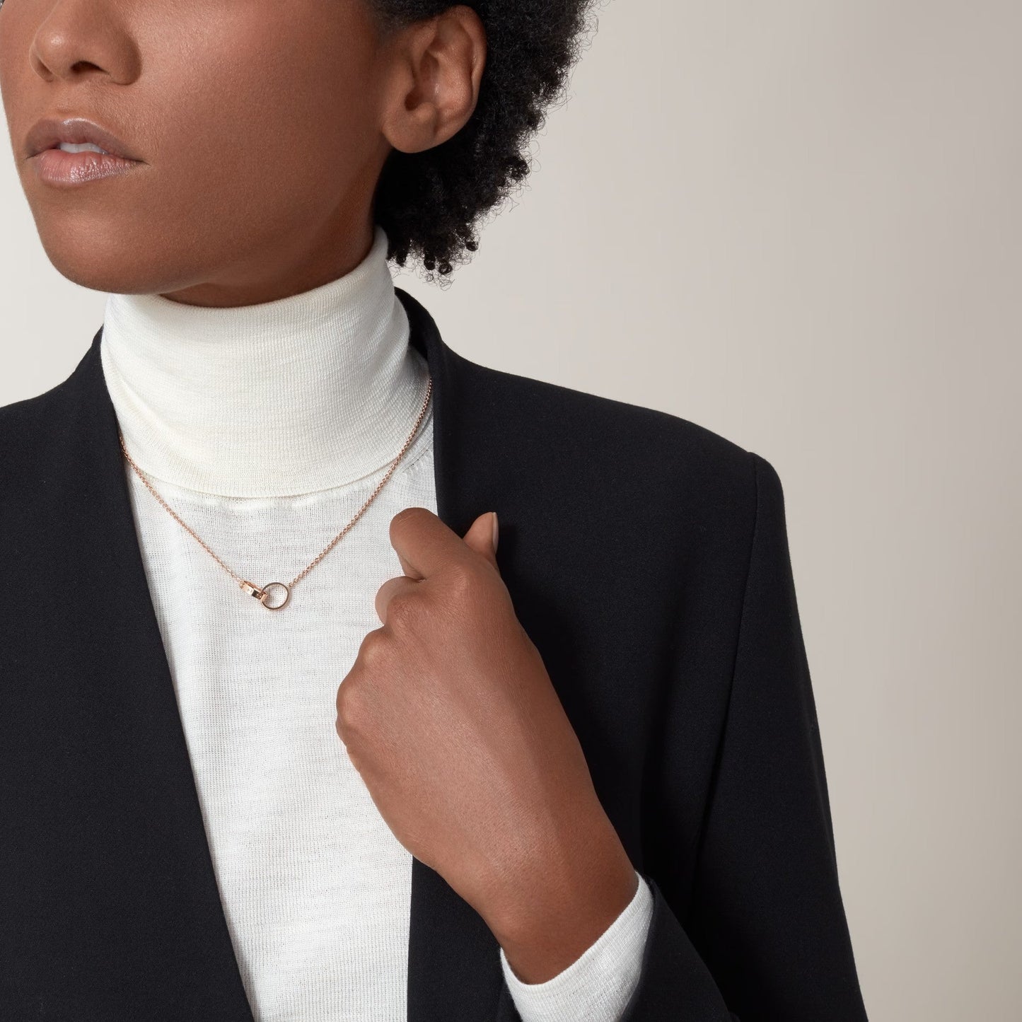 [Eterna Jewels]LOVE DOUBLE RING NECKLACE