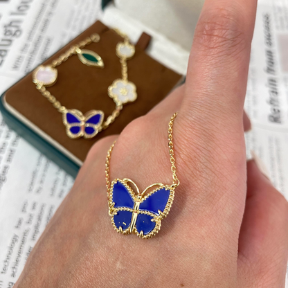 [Eterna Jewels] 2026 NEUE GLÜCKS-SCHMETTERLING 1 MOTIV HALSKETTE