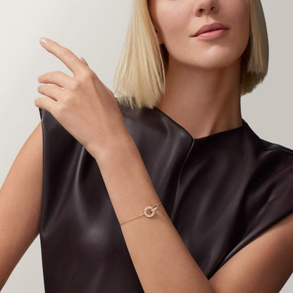 [Eterna Jewels]LOVE DOUBLE RING FULL DIAMOND BRACELET