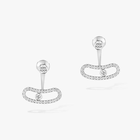 [Eterna Jewels]MOVE UNO SILBERNE DIAMANT OHRRINGE