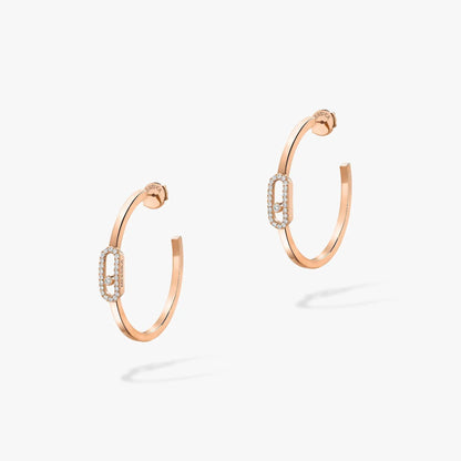 [Eterna Jewels]CREOLEN MOVE UNO PM DIAMANT OHRRINGE