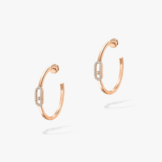 [Eterna Jewels]CREOLEN MOVE UNO PM DIAMANT OHRRINGE