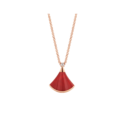 [Eterna Jewels]TRAUMKETTE CARNELIAN 1 DIAMANT