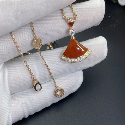 [Eterna Jewels]HALSKETTE DREAM MIT CARNELIAN UND DIAMANTEN