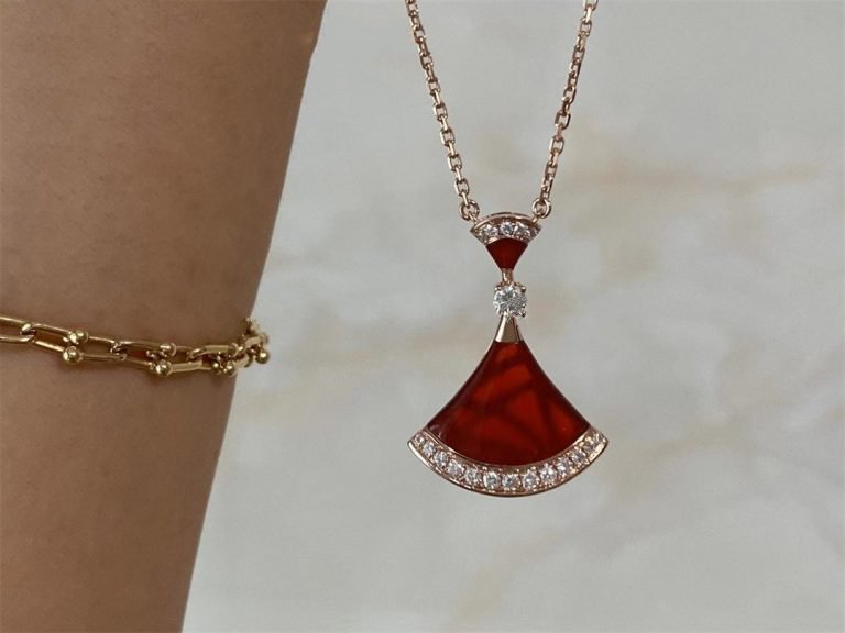 [Eterna Jewels]HALSKETTE DREAM MIT CARNELIAN UND DIAMANTEN