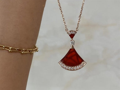 [Eterna Jewels]HALSKETTE DREAM MIT CARNELIAN UND DIAMANTEN