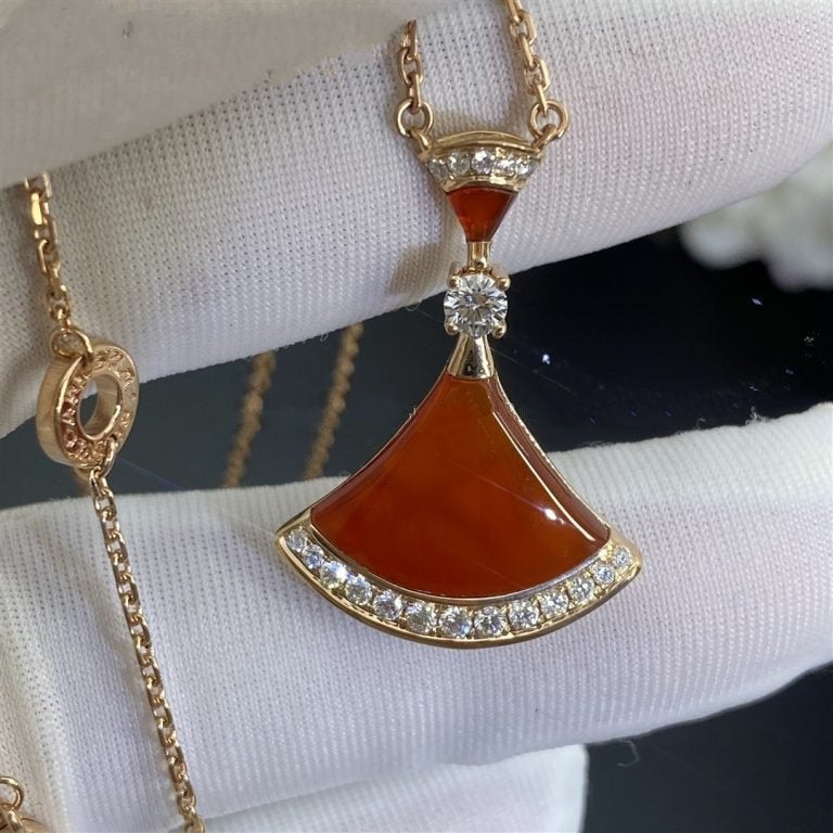 [Eterna Jewels]HALSKETTE DREAM MIT CARNELIAN UND DIAMANTEN