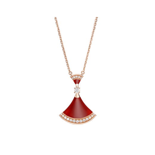 [Eterna Jewels]HALSKETTE DREAM MIT CARNELIAN UND DIAMANTEN